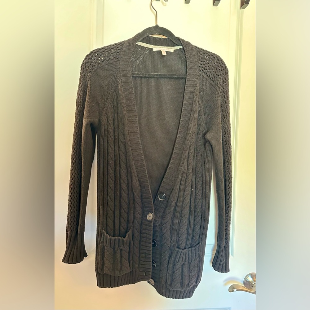 VINTAGE black Victoria’s Secret cardigan